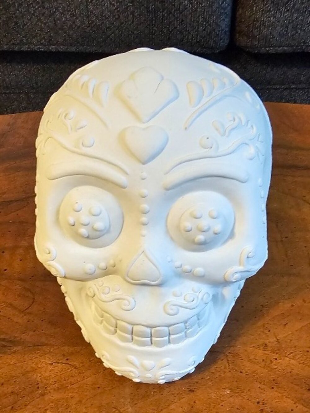 NEW Ready to Paint Halloween Plaster Sugar Skull Day of the Dead Día de Muertos,